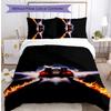 Back Future Printed 3PCS Bedding Set Soft Breathable Duvet Cover Pillowcases Set Washable Bedroom Decor Home Gift