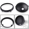 7 Inch Motorcycle LED Headlight Housing Headlight Cover Mounting Bracket Adjustable Light Shell Lighthouse Moto Accessories