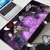 Mauspad HD Schreibtischmatte Anime N-naruto Spielmatte Gaming-Mauspad Speed Sasuke Uchiha Computer und Büro Gamer Schrank Tastaturmatte