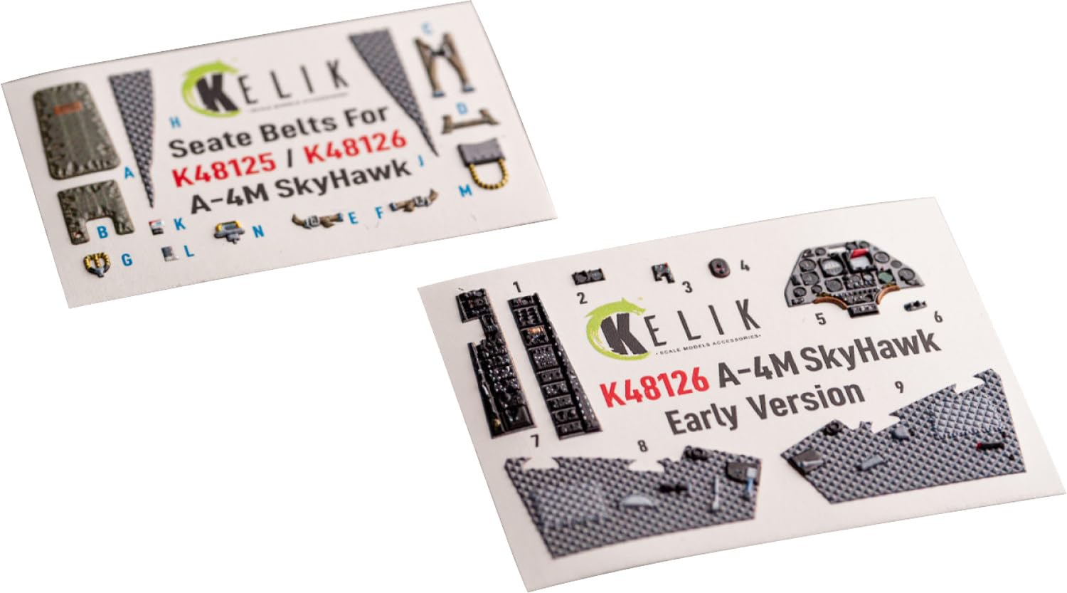 

Reskit Skyhawk Early Model Interior 3D Decal Magic Plastic Model Decal RSKK48126 1/48 A-4M (for Factory) (Airplane)