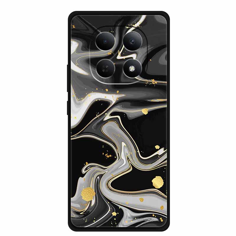Soft Silicone Cover For Xiaomi POCO M8 Marble Patterns Case Funda For POCO M 8 Bumper Protective Luxury TPU Back Phone Cover