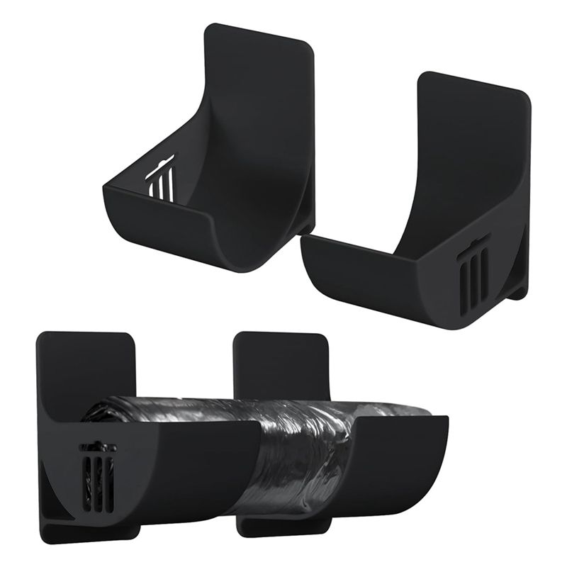 M-Modern-4Pcs Trash Bag Holder,Trash Bag Dispenser Roll Holder Wall Mount Shopping Grocery Bag Roll Holder For Cabinet Kitchen