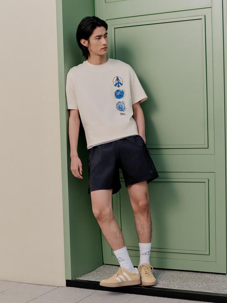 Adidas "T-shaped Shoes" BARREDA Casual Sneakers Made By Adidas KH7000