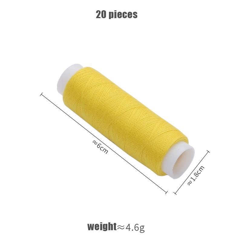 Small Rolls Of Household Sewing Thread Diy Sewing Thread Colored (20 Rolls)