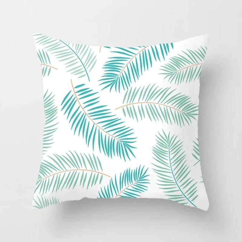 Hot Sale Light Blue Nordic Cushion Covers Modern Geometric Decorative Pillows Cover Sofa Bed Couch Throw Pillows Case Home Decor