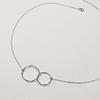 Ctwins SILVER925 POINT CIRCLE NECKLACE