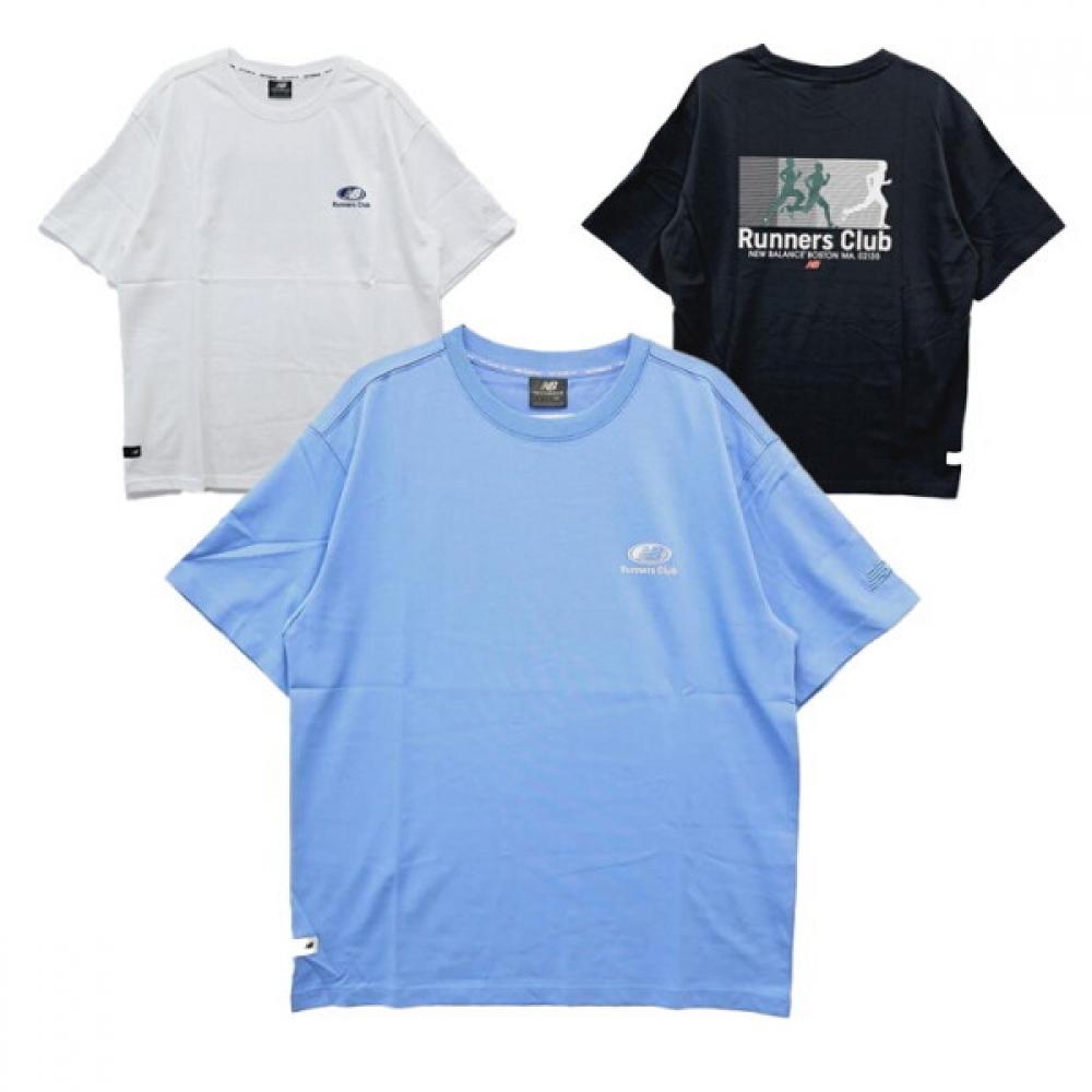 

New Balance ShorT Sleeve Runners Club T shirT Nbnee22423 (10)White/095(M)