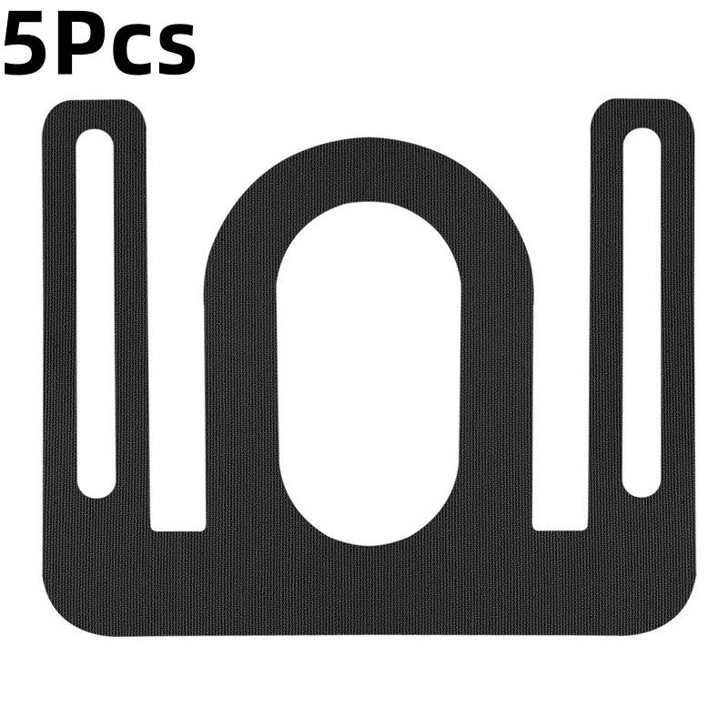

5Pcs Pre-Cut Tapes Sport Tape Elastic Sport Support Durable Knee Tape Suitable For Running Sports Injuries чорний