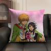 Loving Anime MMaid Sama Cushion Cover Natural Linen Organic Fabric DoubleSided Printing Sofa Home Decor Breathable