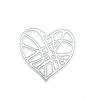 QX2E Heart Cutting Dies Embossing Stencils Cards Decorations Wedding Metal Die Cuts