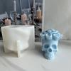 Skeleton for Head Silicone Molds 3D Rose Skull Epoxy Mold DIY Candle  Resin Casting Mold Halloween Decoration Scented Ca