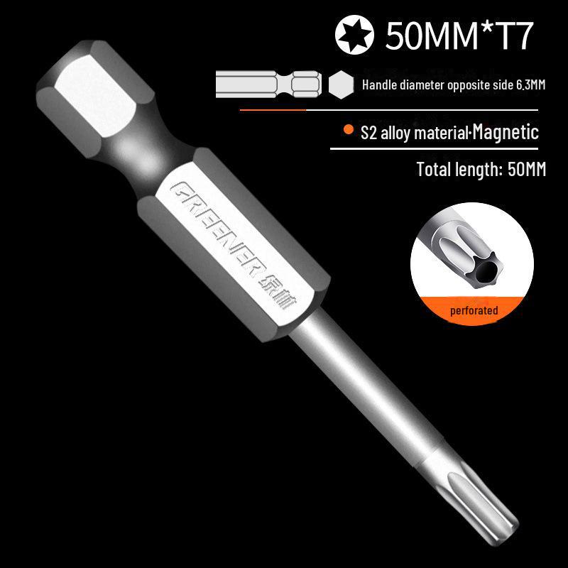 Lvlin S2 Single-ended Pozidriv Hex Wind Bit Screwdriver Head