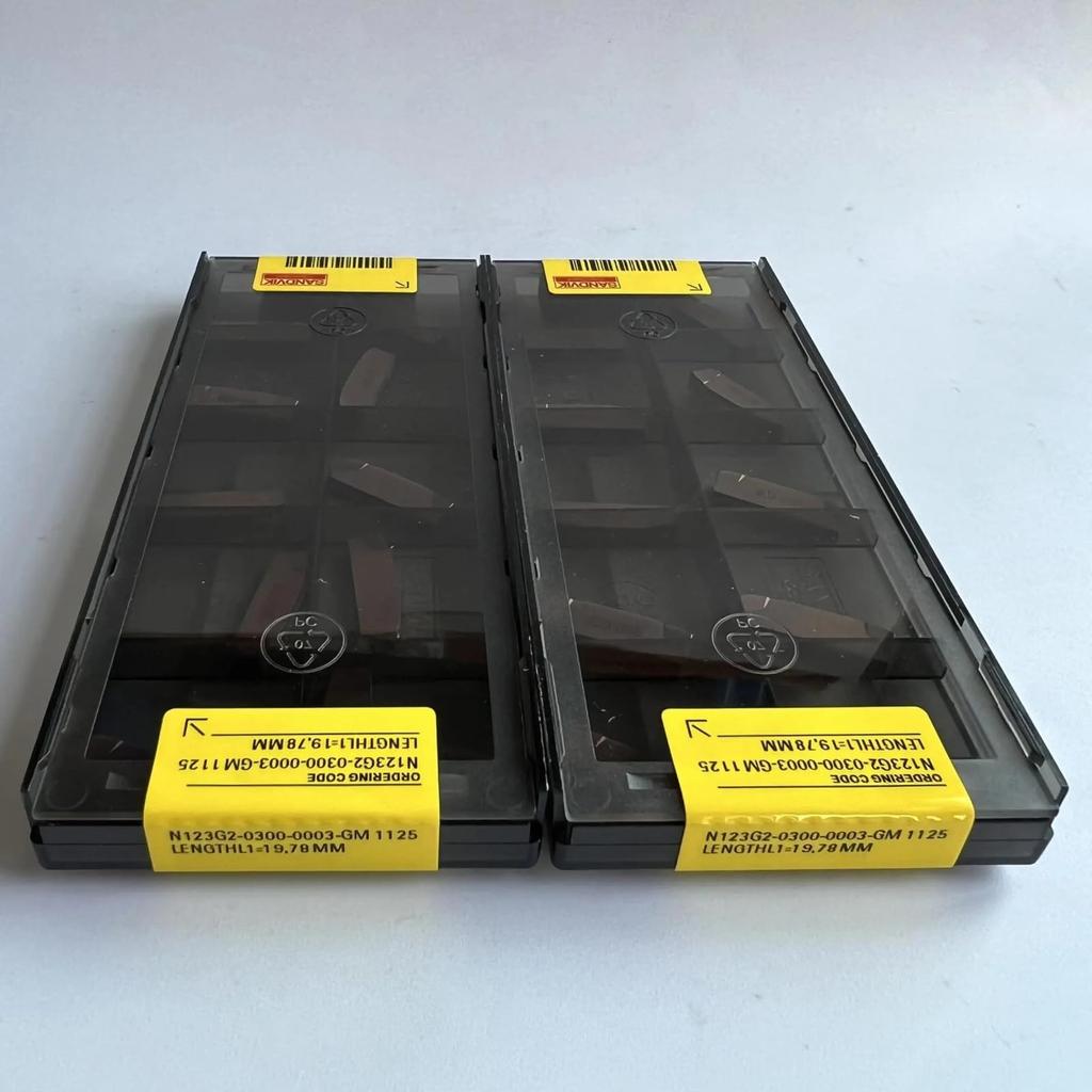 Original Sandvik / N123G2-0300-0003-GM 1125 /Carbide CNC Blade 10 PCS