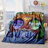 Tree Of Life Sword Symbol Blanket Flannel Blanket for bed, sofa, Camping, Hiking, Picnic Essentials, gift for family Fan gifts