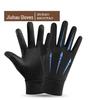 Men's Winter Cycling Gloves - Fleece-Lined, Windproof, Waterproof, Touchscreen-Enabled, Non-Slip for Driving and Motorcycling