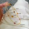 Sweet Cream Natural Yellow Crystal Three-Layer Multi-Gemstone Bracelet, Exquisite, Fashionable, Versatile, Perfect Gift for Girlfriend, Crystal