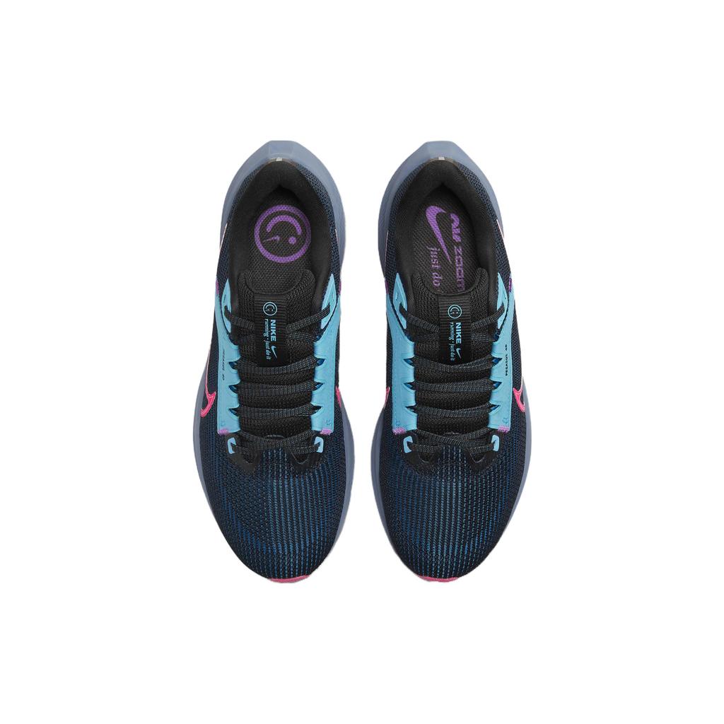 New Nike Pegasus 40 Se Black Baltic Blue Hyper Pink Women's FJ2974-001