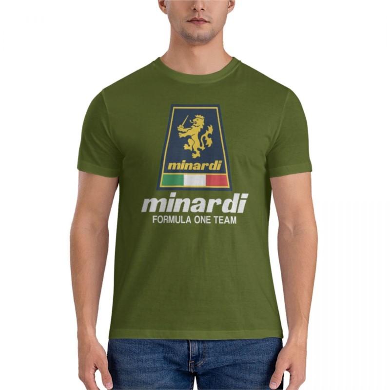 Summer Fashion T-shirt Men Minardi Racing Team Classic T-Shirt Mens Plain T Shirts Cute Tops Funny T Shirts