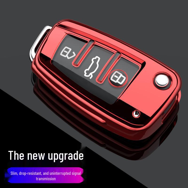 Folding Key Case Cover for Chery Tiggo 5x 2025: High-End Protective Shell with Buckle