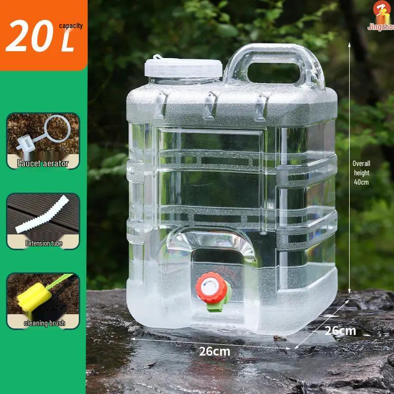 

Outdoor Camping Water Container with Faucet