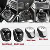 5/6Speed Car Leather Gear Shift Knob for Ford S-Max C-Max Kuga Galaxy Mondeo4 Mk4 Transit Tourneo Connect Focus Auto Accessories