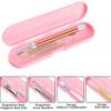 1/8 Pcs Portable Rectangle Nail Art Tool Empty Storage Box Tweezers Clippers Pens Polishing Nail Buffer Files Plastic Container'