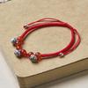 King Kong Knot Lotus Pod Bracelet: Versatile Red Hand Rope Gift for Women