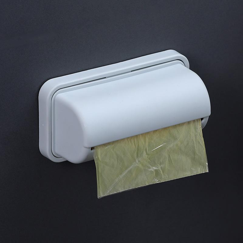 Trash Bags Storage Box Garbage Bag Dispenser for Kitchen Bathroom Wall Mounted Grocery Bag Holder Kitchen Plastic Bags Container