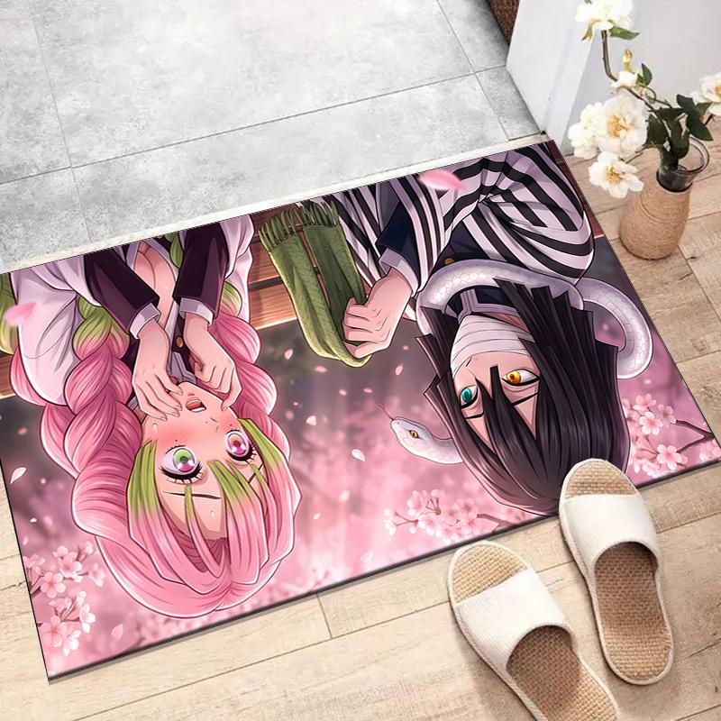 Mitsuri Kanroji1Printed Area Rug Carpet for Bedroom Living Room Home Decor Rugs Mat Non Slip Mat Rug for Bedside