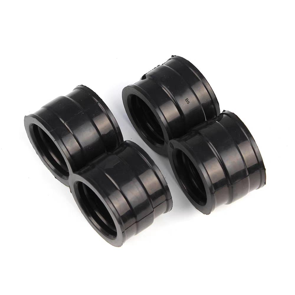 4PCS Carburetor Intake Manifold Boots 16211-460-770 16211 460 770 For Honda CB650 CB650C CB650SC 1979 1980 1981 1982