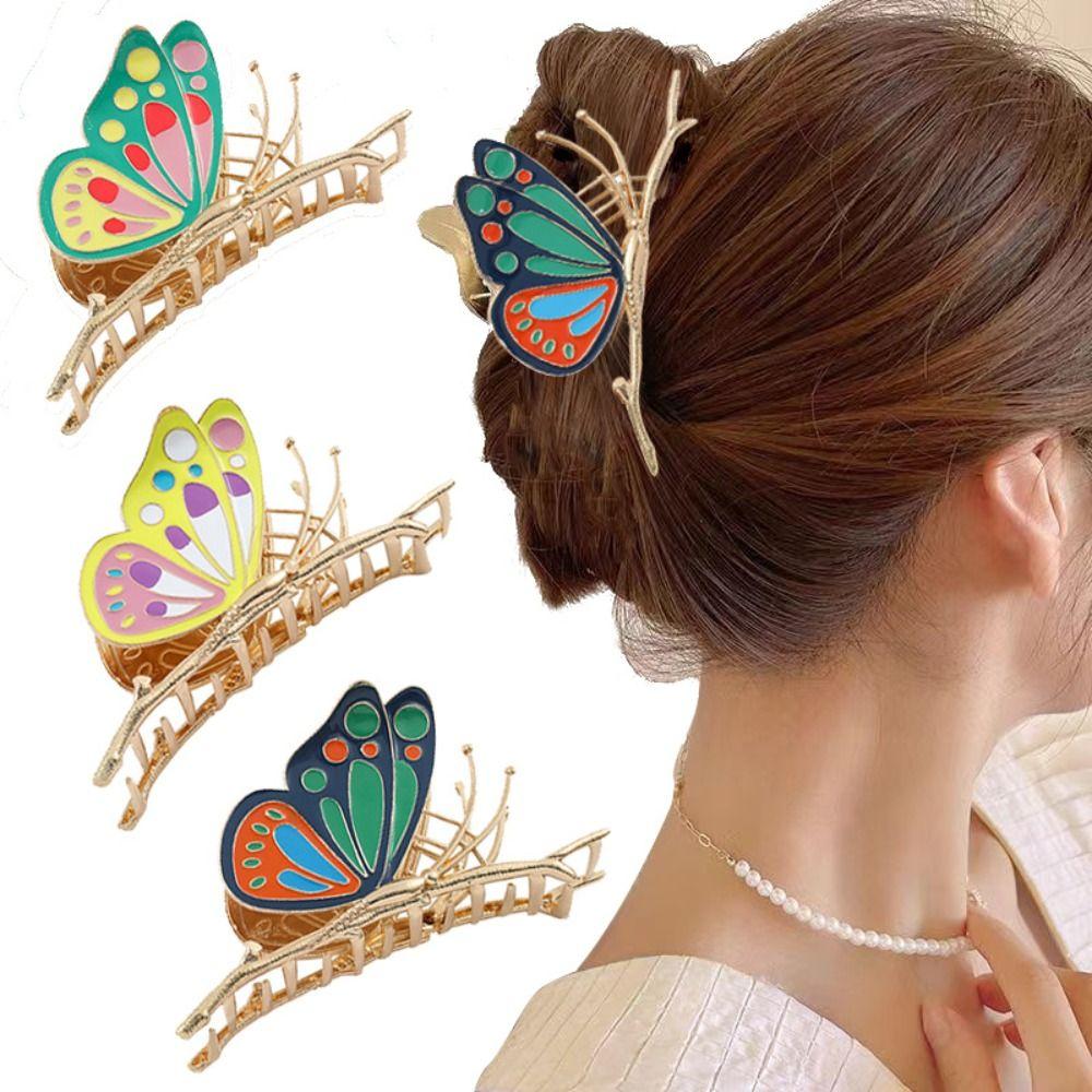 

Metal Butterfly Claw Clips Large Sweet Lady