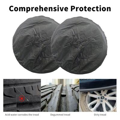 66/80CM Polyester Auto Auto Rad Reifen Abdeckung Schutz Hülle Auto Ersatzrad Abdeckung Reifen Rad Abdeckungen Für Fahrzeuge Staubdicht Reifen Ba G7Z5