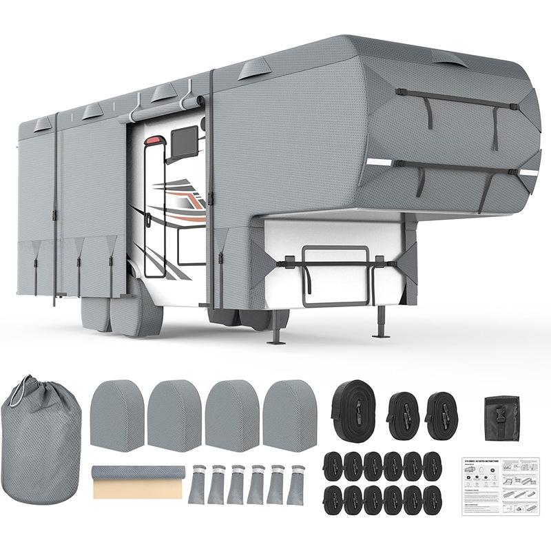 

Европейский стиль Оксфордская ткань Чехол для автодома - Водонепроницаемый, Пылезащитный и Защита от УФ-лучей Солнца для Кемпинга RV Cover