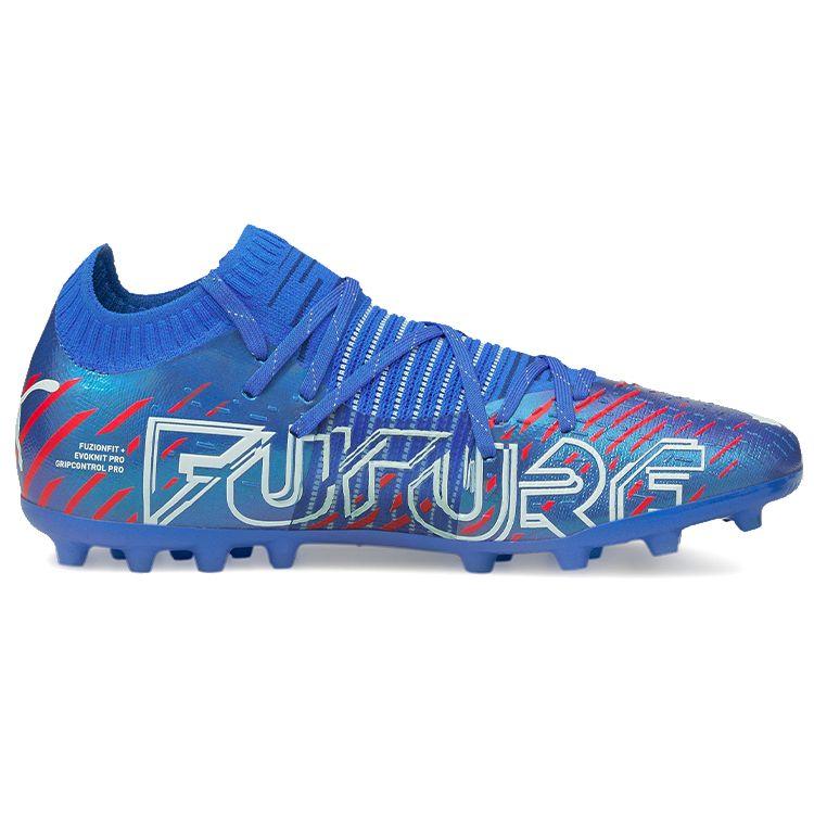 Puma Future Z 1.2 Round Toe Lace-Up MG (Rubber Short Studs) Soccer Shoes Men Soccer Shoes Blue 106481-01
