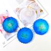Mandala Diy Homemade Mold Coaster Crystal Dripping for Creative Silicone Mold Crystal Drip Placemat Mold for Diy Craft