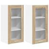 Hanging Cabinet 2 Pcs Sonoma Oak 40 X 31 X 80 Cm Particleboard