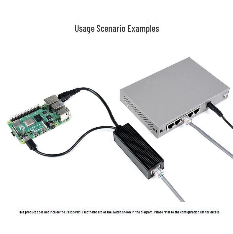 5V/5A Industrial Gigabit PoE Splitter with Type-C/DC Interface & MPS Chip