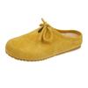 Retro Versatile Flat-bottomed Bag Head Slippers Women's Summer New Bow One-pedal Soft-soled Half Slippers