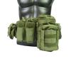 Multifunctional Tactical Molle Waist Belt - Padded Nylon for Outdoor Combat Training