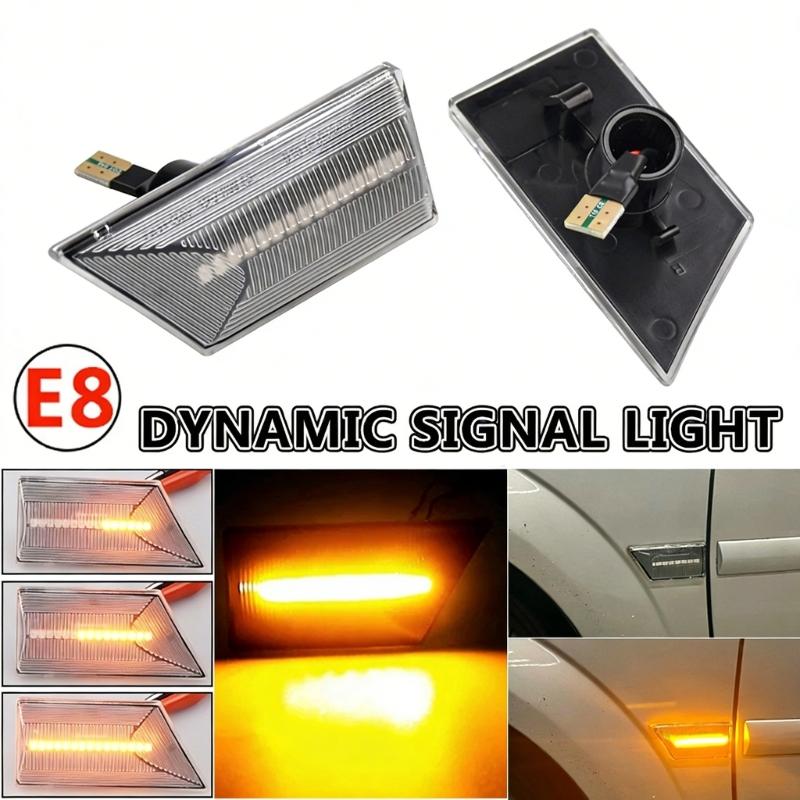 LED Dynamische Sequenzielle Blinkerleuchten für Vectra C Signum Einfache Installation ABS Seitenmarkierungsleuchte