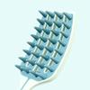Wet and Dry Hair Washing Brush Long Handle Shampoo Brush Silicone Scalp Massage Comb Body Scrubber for Man and Woman