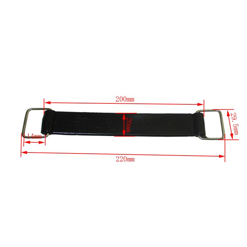 XLJOY 127mm/175mm/220mm/270mm Rubber Battery Strap Belt For ATV Quad Go Kart Pit Dirt Bike Motorcycle