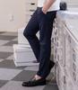 BLACKBROWN (Profilo) Slim Fit Straight Cotton Pants [Navy]