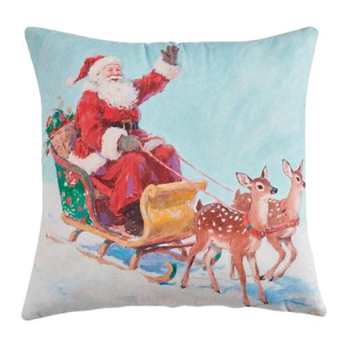 1PC Nuan Series Christmas Pillowcase Cartoon Pattern Printed Soft Cushion Cover for Sofa Living Room Bedroom Home Decor Party Decor