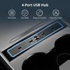 For Model 3 Y 2025-2025 27W USB Quick Charger Shunt Hub Intelligent Docking Station Powered Splitter Stable Extension Adapter