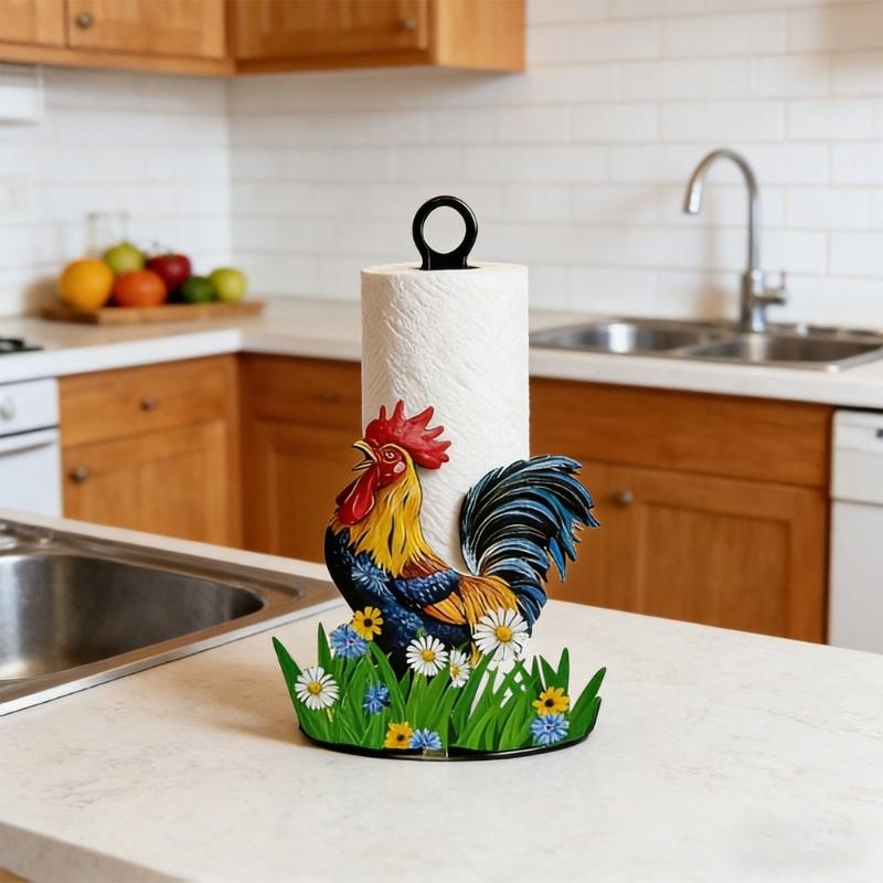 Themed Metal Poultry Tissue Box Case Great Present For Openhouses instances