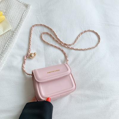 Avansert og vestlig håndveske Liten veske for kvinner Mote Dameveske Tekstur Crossbody-veske Allsidig liten firkantet veske