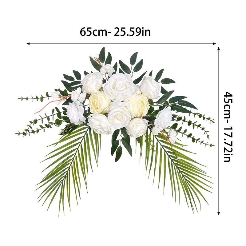 Grenzüberschreitender künstlicher Blumengirlande im pastoralen Stil Hochzeits-Hoteldekoration Geburtstagsfeier Heimdekoration Hängende Blumen