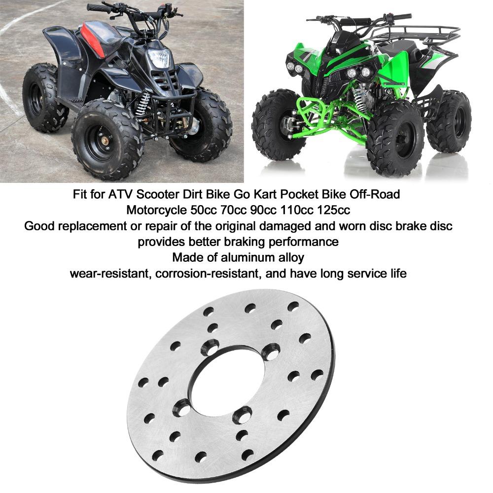 Aluminum Alloy Disc Brake Rotor 4 Stud Front Brake Rotor Durable Brake Disc Plate For Dirt Bike