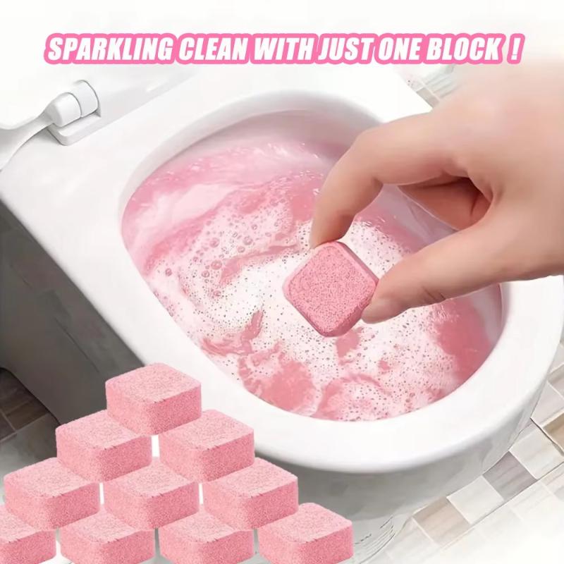 10Pcs Toilets Cleaning Effervescent Tablet Toilet Cleaner Deodorant Remover Urine Stain Yellow Dirt Home Batnroom Cleaning